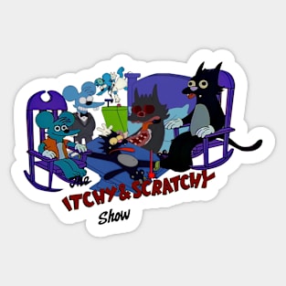 The Itchy and Scratchy Sticker